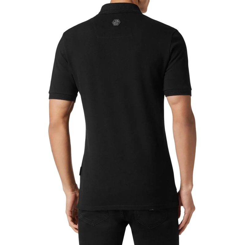 Philipp Plein Poloshirt Poloshirt Skull&Bones schwarz(Image 5)