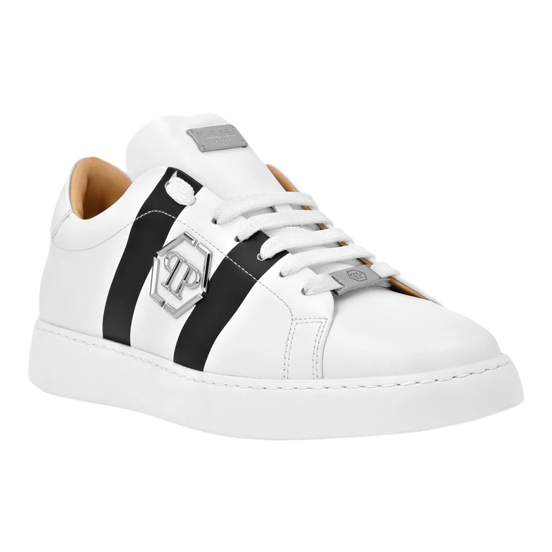 Philipp Plein Low-Top-Sneaker Sneaker Hexagon weiss