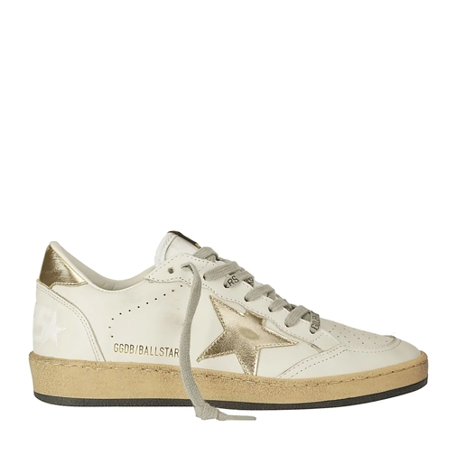 Golden Goose lage-top sneaker Leather Sneakers With Pierced Tip White