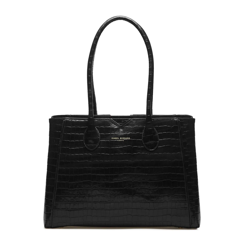 Isabel Bernard Sac d'affaires Handbag Croco Black