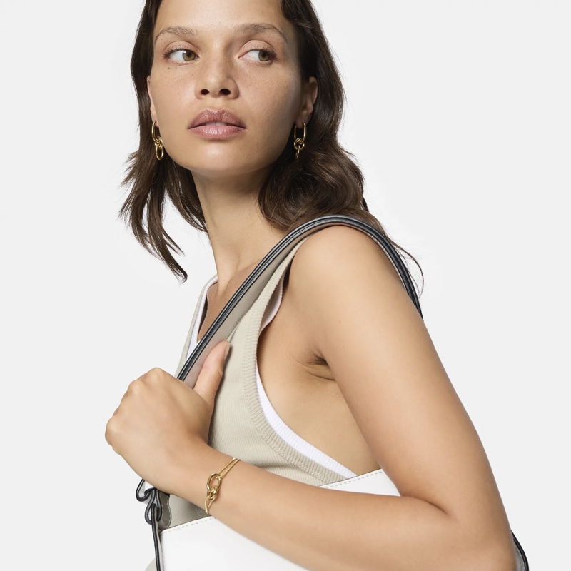 Liebeskind Berlin Ohrstecker Edelstahl Modern Knot gold(Image 2)