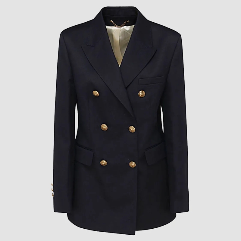 Golden Goose Blazer Dark Blue Blazer Blue(Image 5)