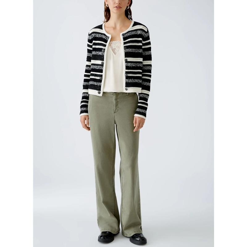 Oui Strickjacke Strickjacke weiss (Image 2)