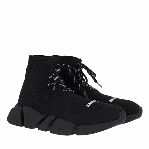 Balenciaga Speed 2.0 Lace Up Sneakers Black High-Top Sneaker