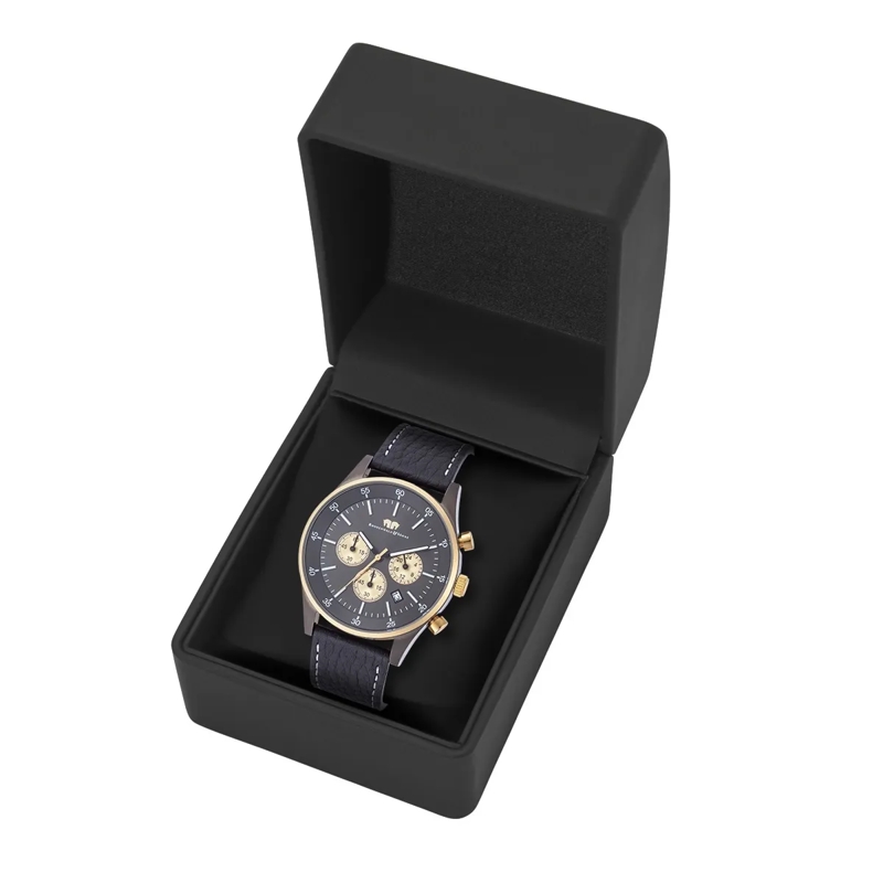 Rhodenwald & Söhne Automatikuhr Herren Armbanduhr Goodwill Echtleder gold(Image 6)