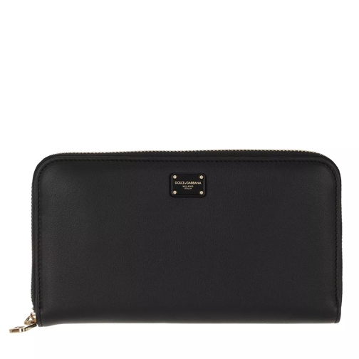 Dolce&Gabbana Devotion Wallet Leather Black Continental Wallet-plånbok
