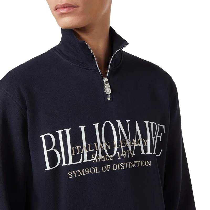 BILLIONAIRE Top Sweatshirt dunkel-blau(Image 4)
