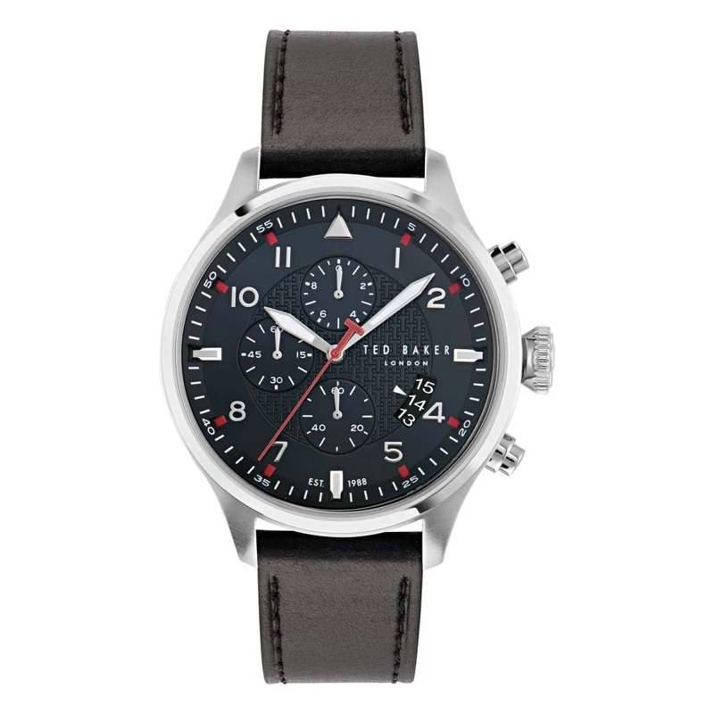 Ted Baker Automatikuhr Quarz-Analoguhr Fulmaar schwarz