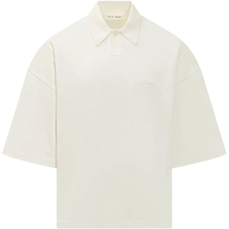 FEAR OF GOD Polo Polo con Colletto e Bottoni weiß