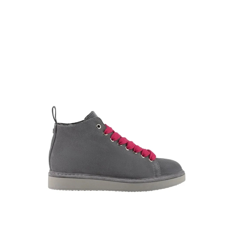 Panchic Sneaker basse Grey Suede/Fuchsia Lace Sneakers Grey