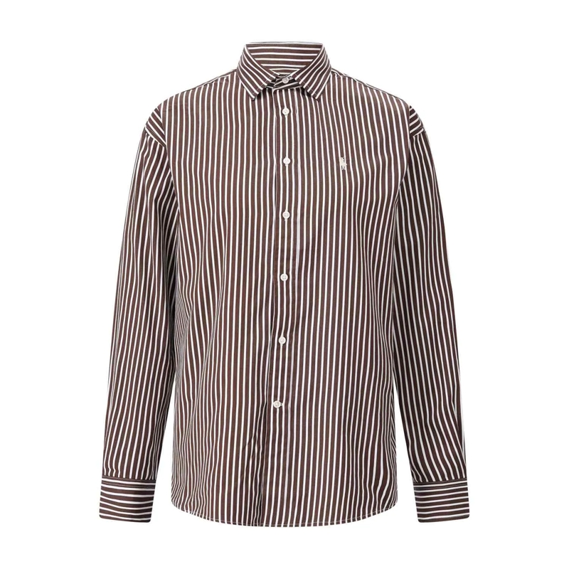 Polo Ralph Lauren Bluse Ramsey Striped Shirt Braun