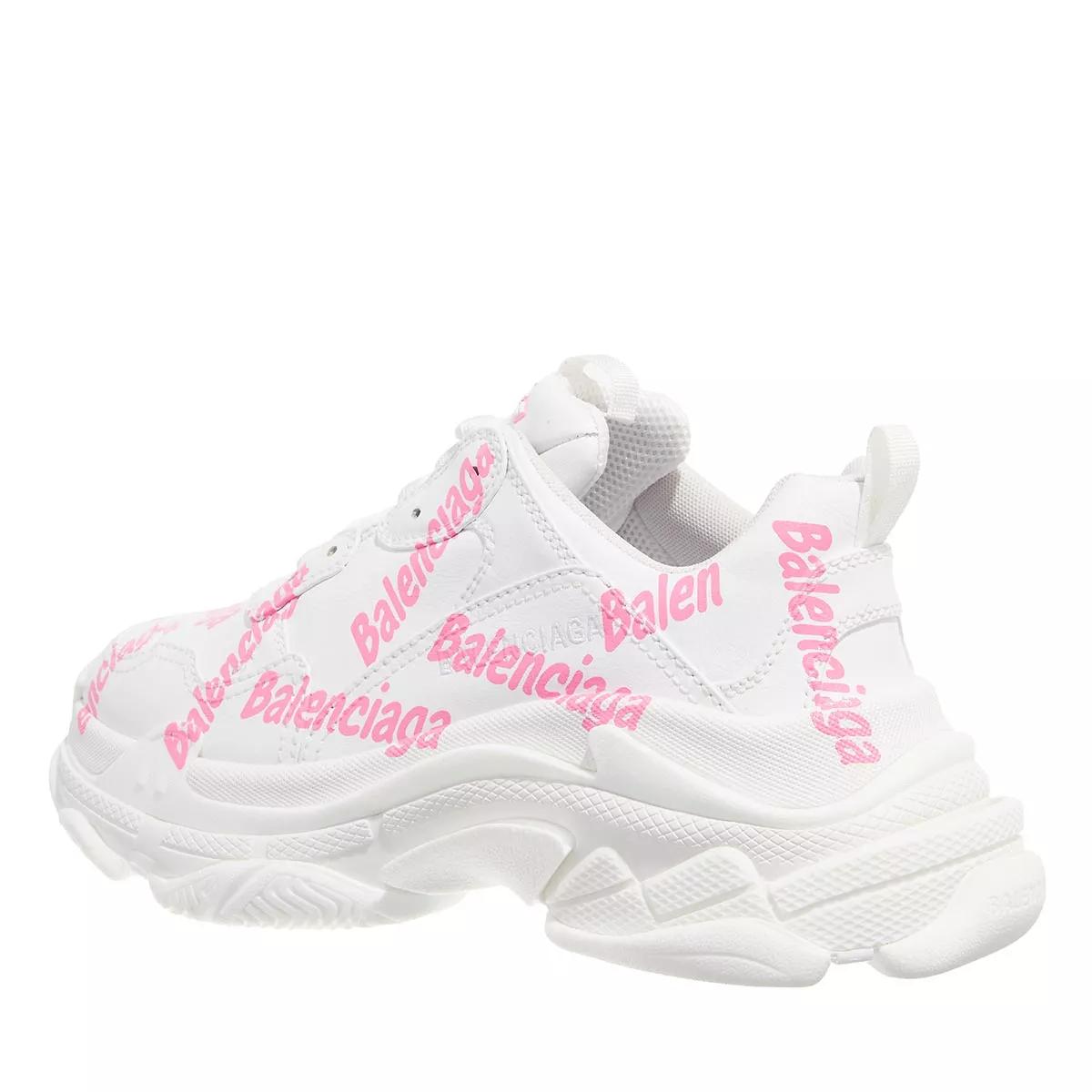 Balenciaga Women's Triple S Logotype Sneakers - Beige - Size 9