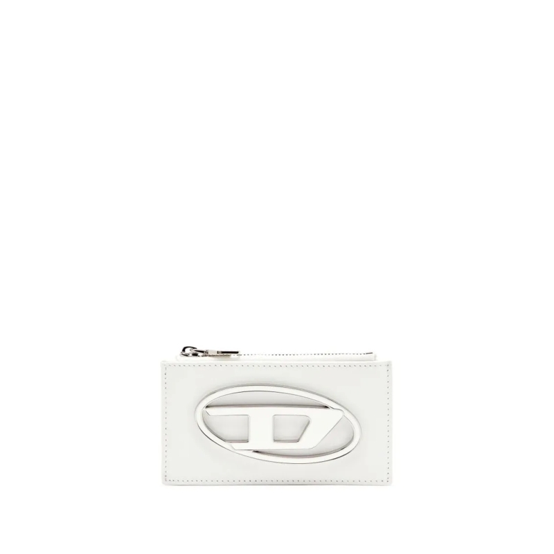 Diesel Clutch Chic White Bovine Leather Clutch White