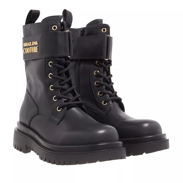 Versace Jeans Couture Boots Black Lace up Boots