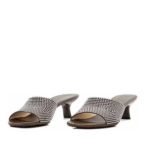 Loewe Brown Rounded Open-Toed Mules Brown Mule