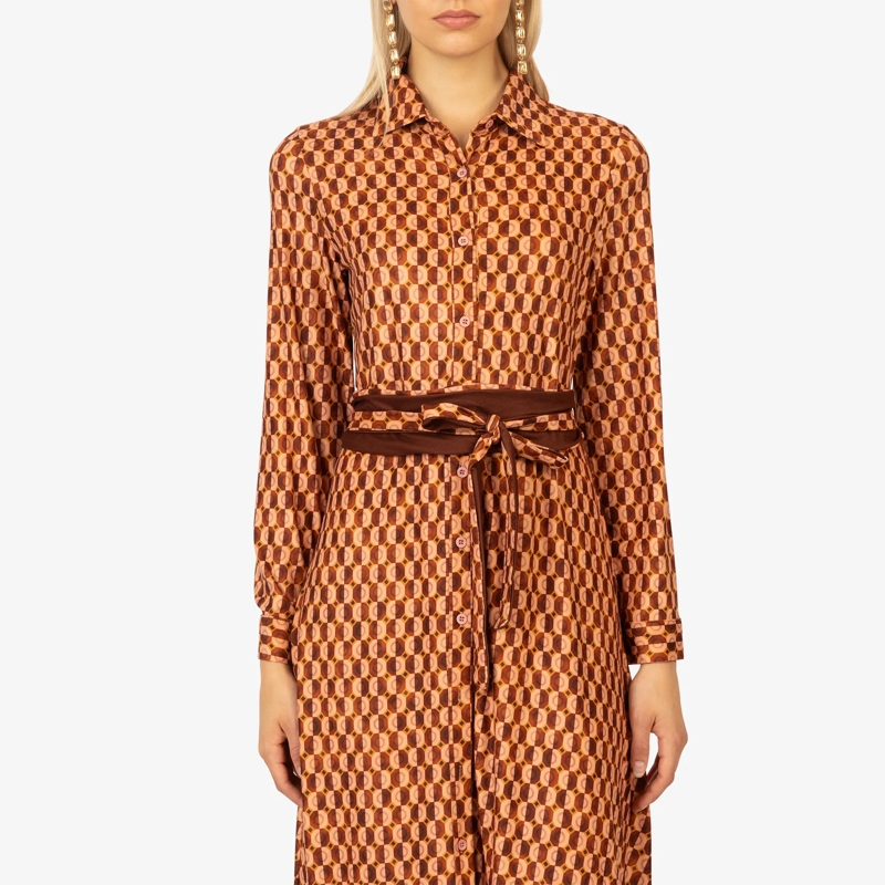 Kraimod Kleid Kleid braun(Image 5)