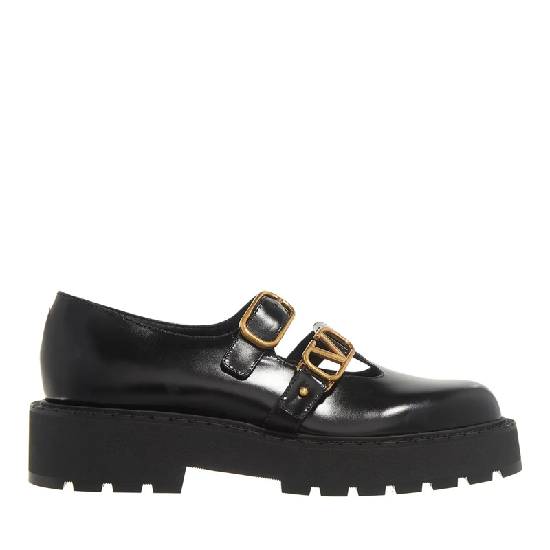 Valentino Garavani Mary Janes Mary Jane Vlogo Nero