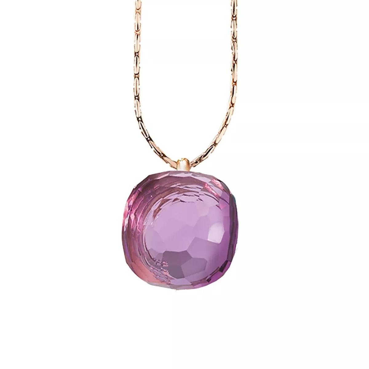 Capolavoro Halskette - Collier Happy Holi Violet Amethyst - Gr. unisize - in Quarz - für Damen