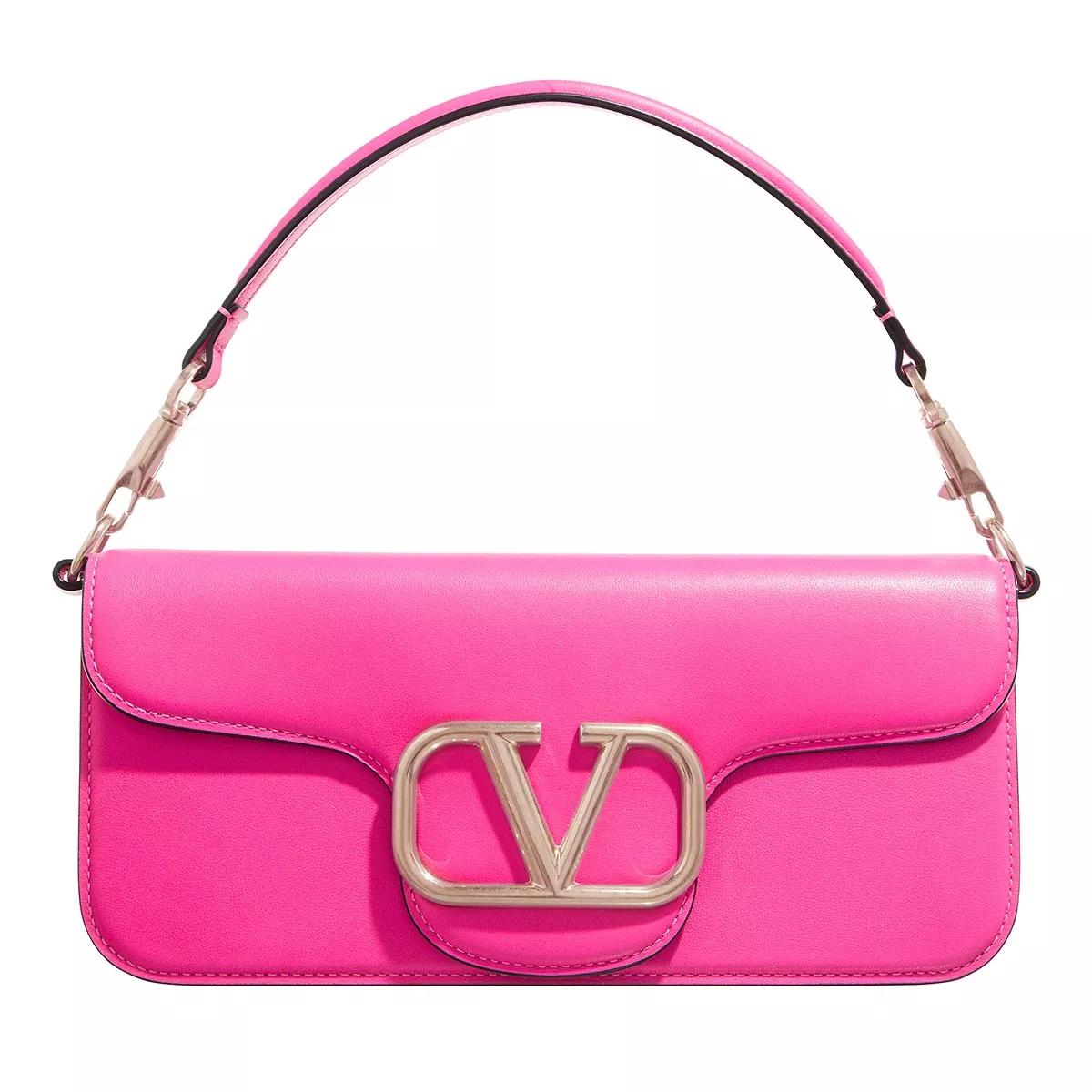 Valentino Garavani Crossbody Bags - Valentino Garavani Locò Shoulder Bag - Gr. unisize - in Rosa - für Damen