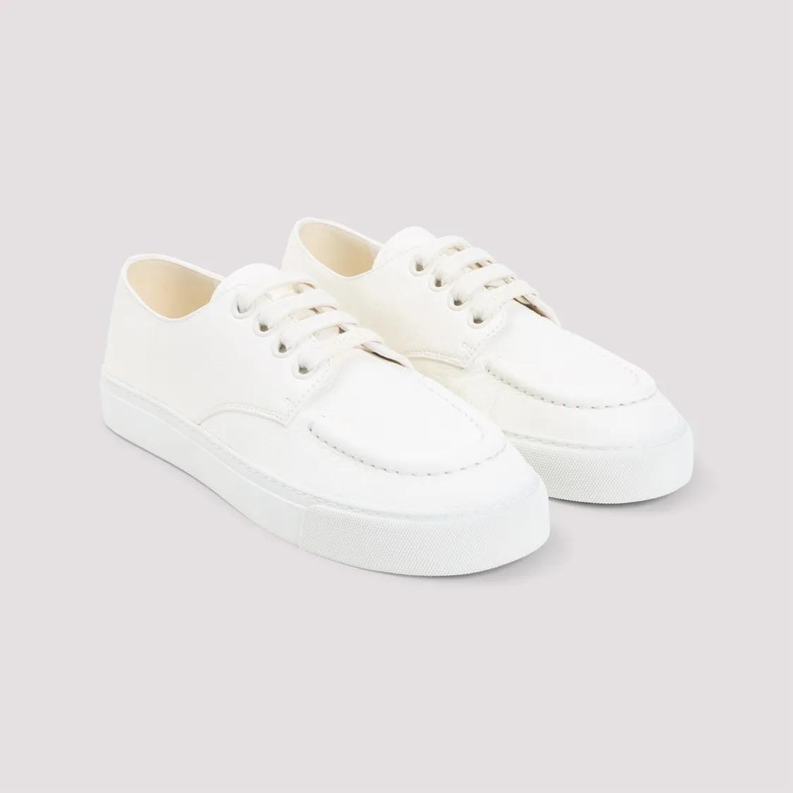 Thumbnail - Prada Low-Top Sneaker - Low-Top Sneakers In Deer Leather - Gr. 11 - in Weiß - für Damen