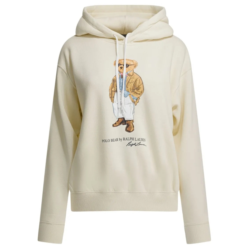 Polo Ralph Lauren  "Polo Bear" Hoodie White