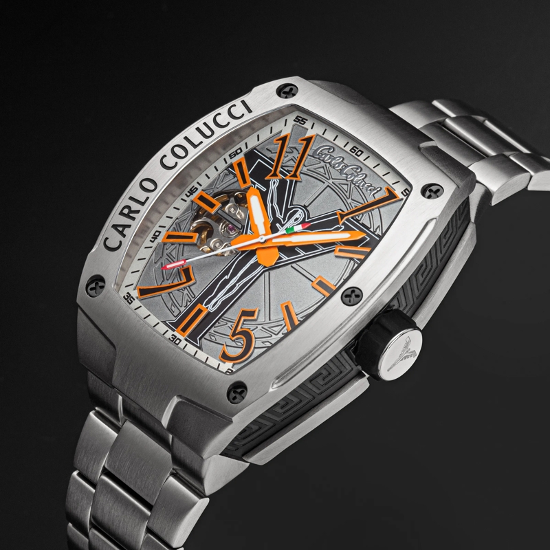 Carlo Colucci Automatikuhr Automatikuhr CC100 . silber(Image 3)