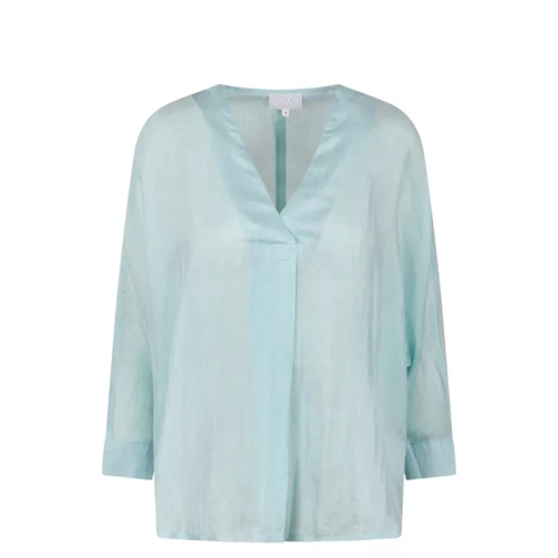 The Rose Ibiza  Silk Blouse Blue