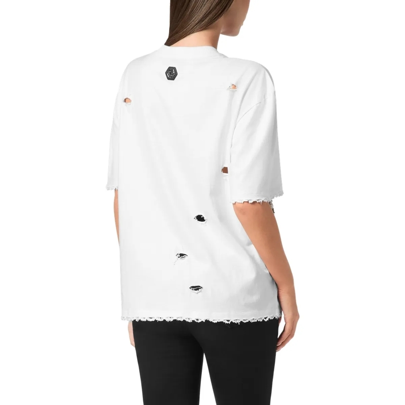 Philipp Plein T-Shirt T-Shirt Man Fit weiss(Image 2)