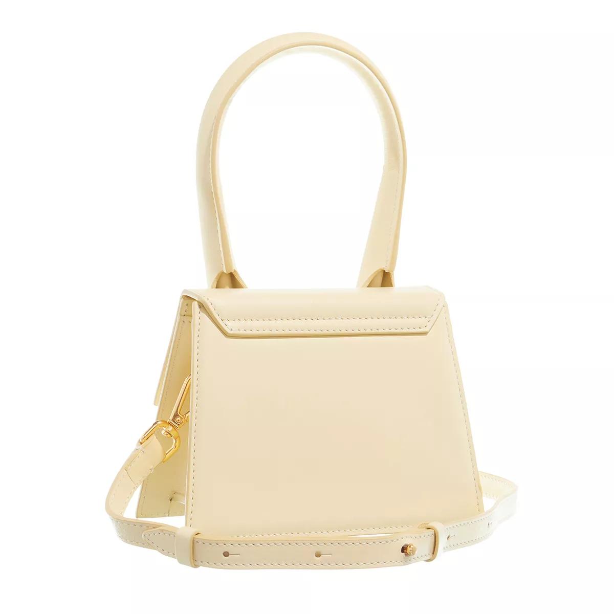 Thumbnail - Jacquemus Shopper & Totes - Le Chiquito Moyen Top Handle Bag Leather - Gr. unisize - in Creme - für Damen