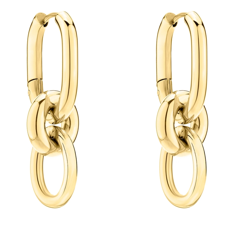 Liebeskind Berlin Ohrstecker Edelstahl Modern Knot gold(Image 13)