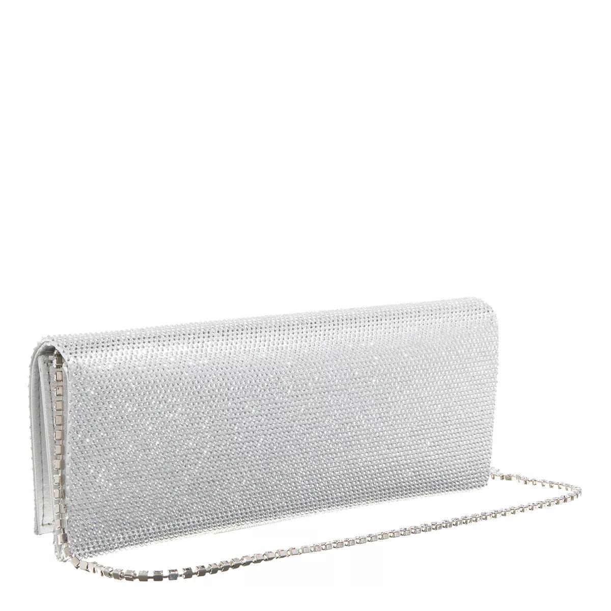 Gedebe Clutches Crystal Envelope in zilver