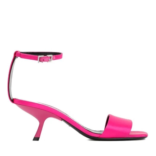 sergio rossi Sandale Magenta Satin Sandals Pink