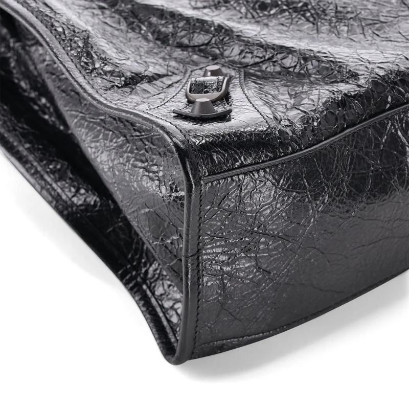 Balenciaga Crossbody Bag Handtasche aus Leder schwarz(Image 5)