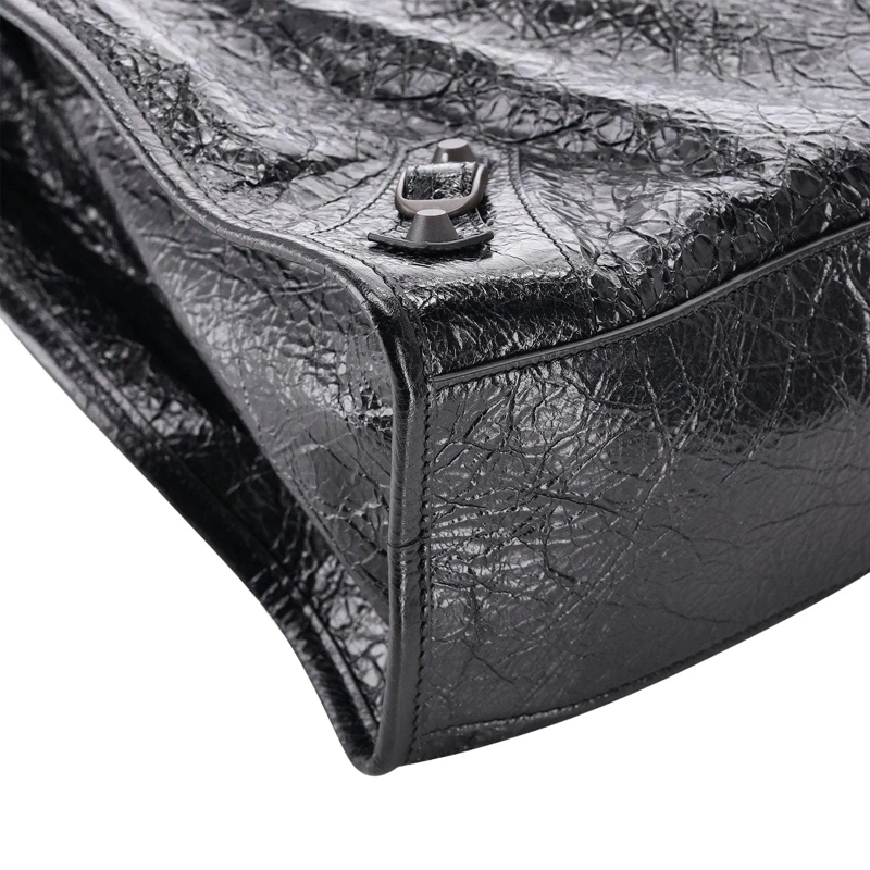 Balenciaga Draagtas Handtasche aus Leder schwarz(Image 3)