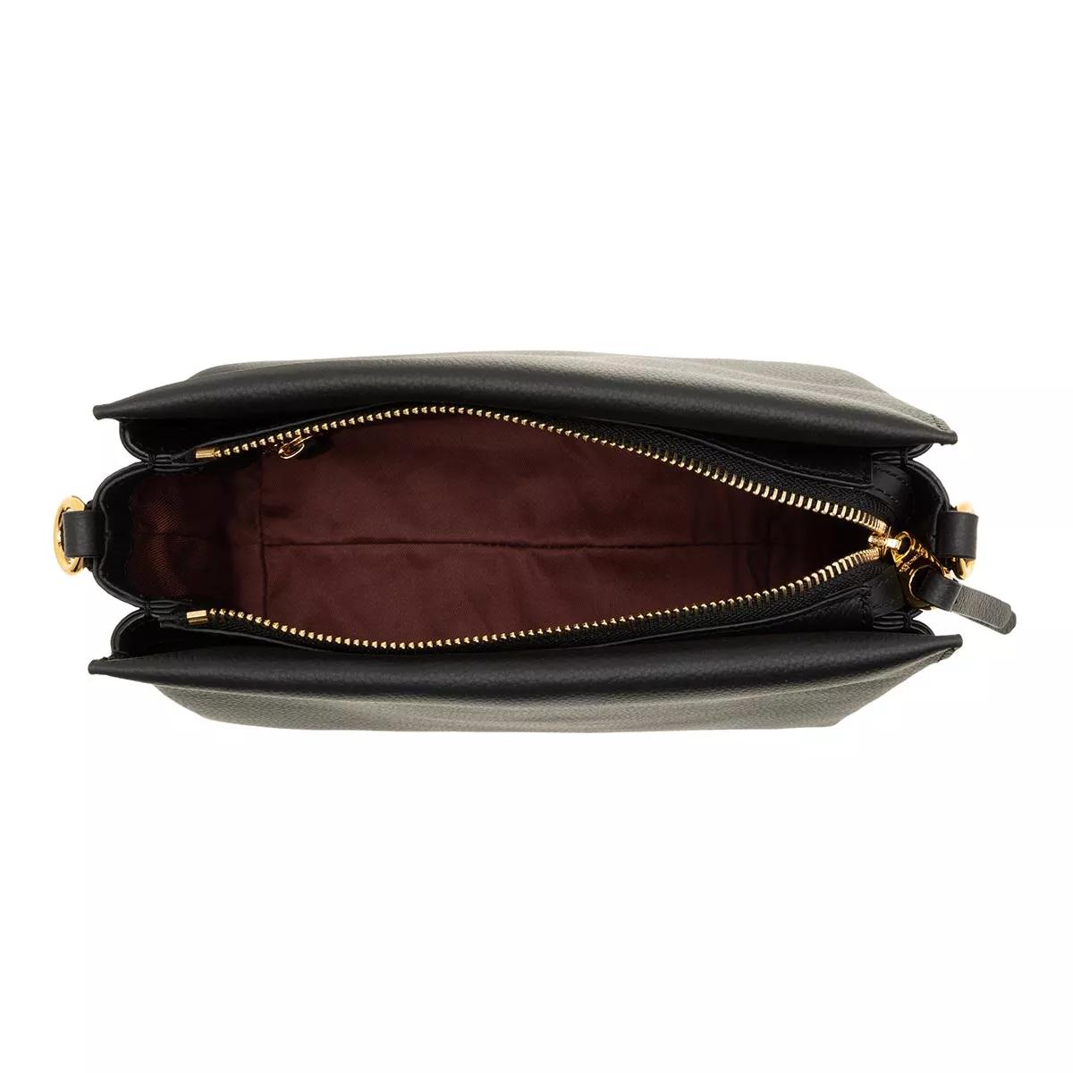 Coccinelle Boheme Grana Double Noir Brule | Crossbody Bag