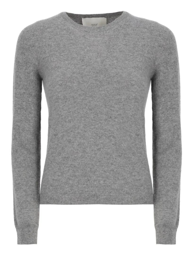 Vanise - Grey Vanisè Cashmere Sweater - Größe 42 - grau