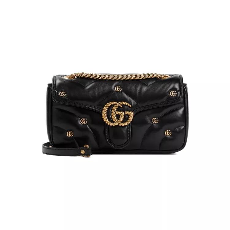 Gucci Shopper - Gg Marmont Small Shoulder Bag - Gr. unisize - in Schwarz - für Damen