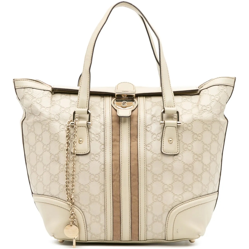 Gucci Tote Guccissima Treasure Handbag weiß