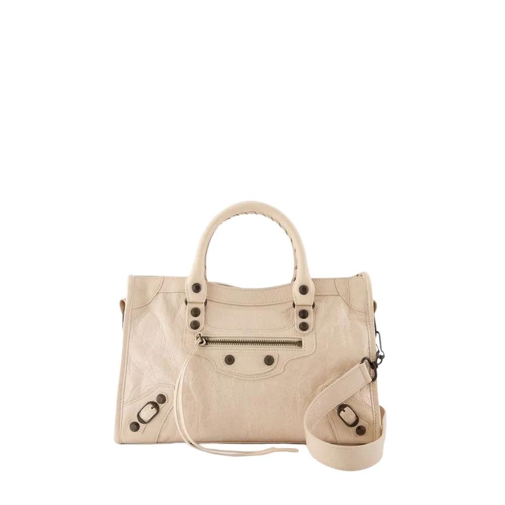 Balenciaga Crossbody Bags - Le City Small Purse - Leather - Beige - Gr. unisize - in Beige - für Damen