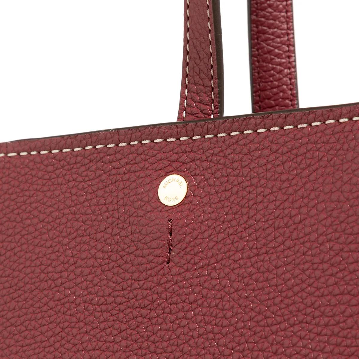Michael Kors Shoppers Flora Lg Tz Tote in rood