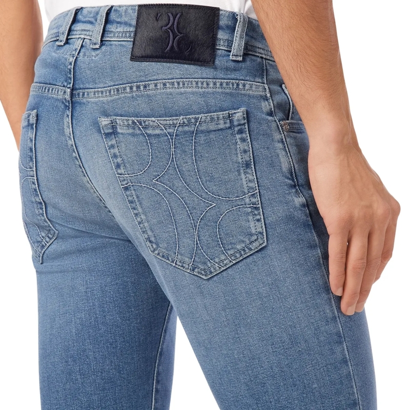 BILLIONAIRE Jeans mit geradem Bein Jeans Regular Fit hell-blau(Image 4)