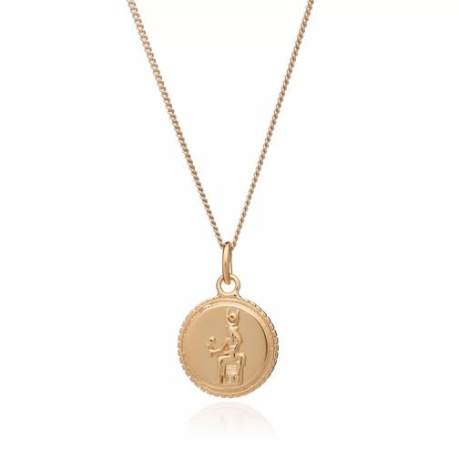 Rachel Jackson London Queen Of Revelry Coin Necklace Gold Mellanlångt halsband