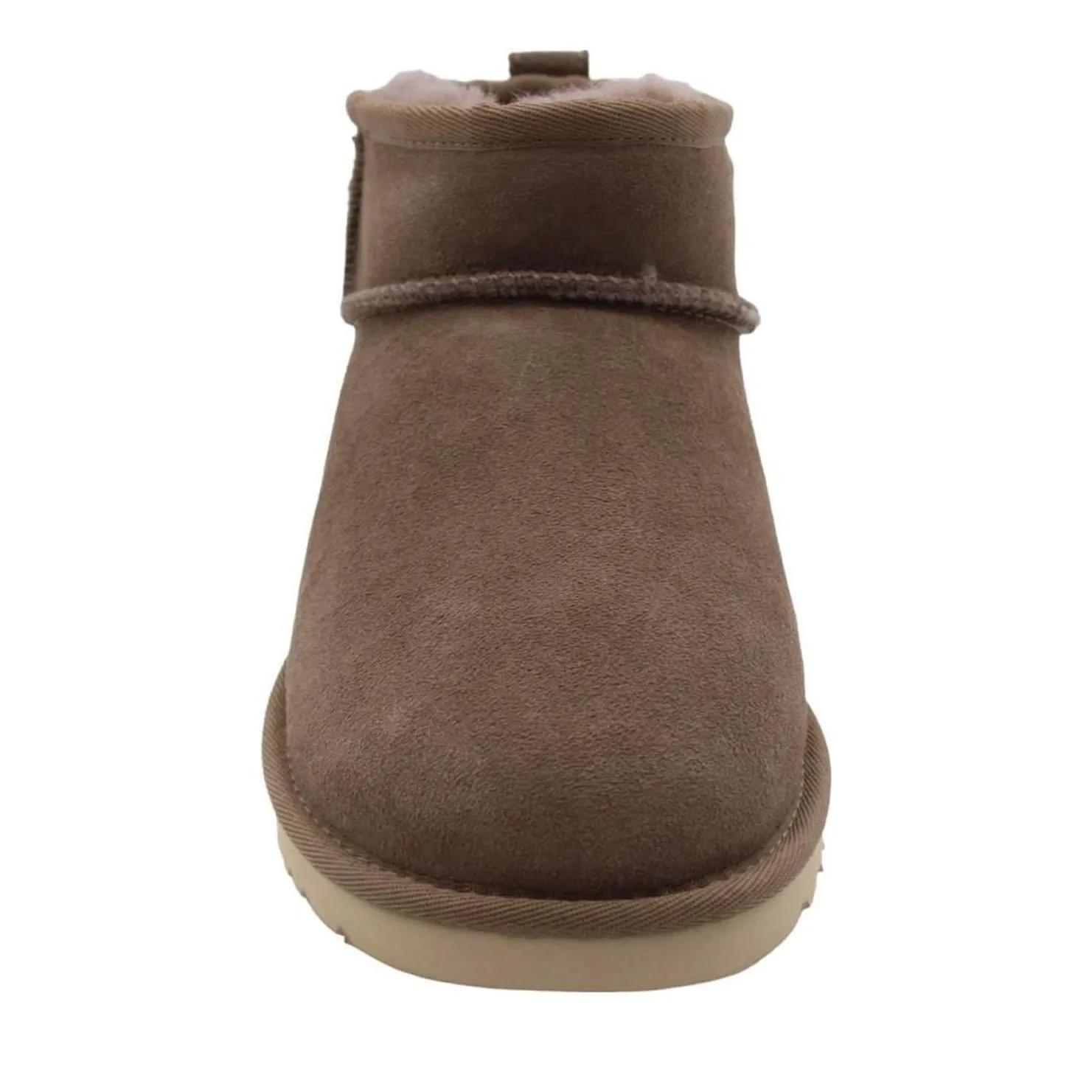 Thumbnail - UGG Stiefel - Ugg M Classic Ultra Mini Enkellaarzen Bruin 113739 - Gr. 43 (EU) - in Braun - für Damen