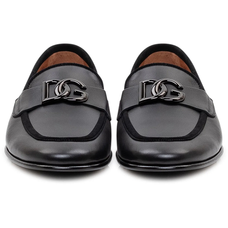 Dolce&Gabbana Loafer Mocassino con Morsetto Frontale schwarz(Image 2)