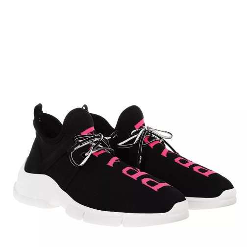 Prada Calzino Sneakers Black Pink Low-Top Sneaker