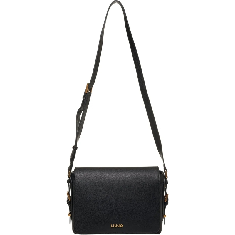 LIU JO T-Shirt Crossbody with Logo details schwarz