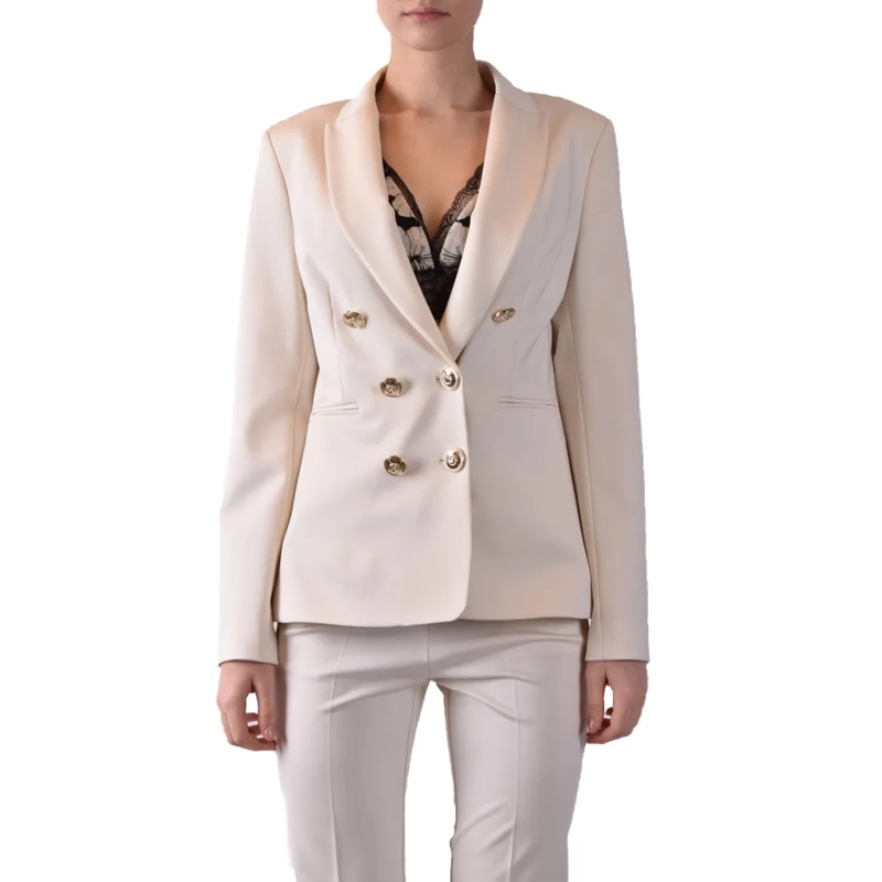 Pinko Blazer Pink Double-Breasted Blazer Pink