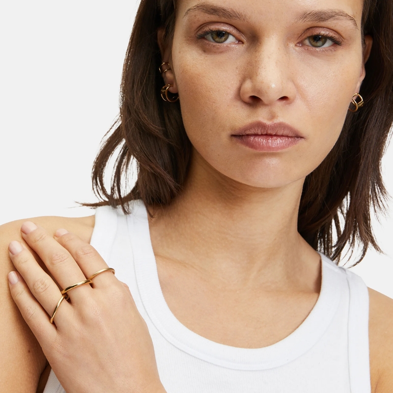 Liebeskind Berlin Ring Edelstahl The Layer-Ring gold(Image 2)
