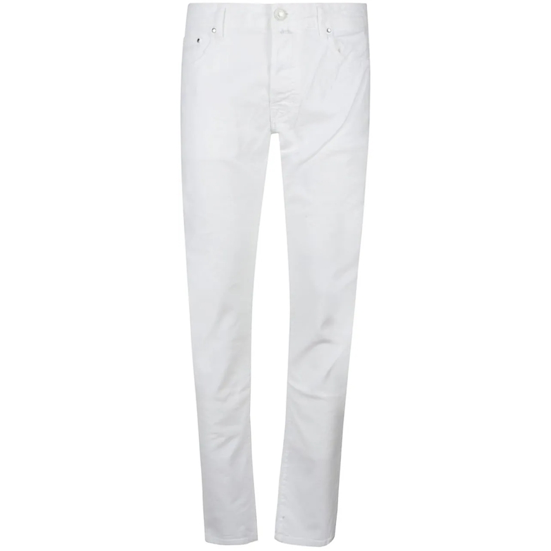 Jacob Cohen Freizeithose 5 Pockets Jeans Slim Fit Bard White weiß