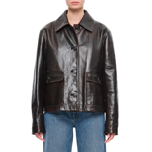 Loewe Lederjacken Leather Jacket Black